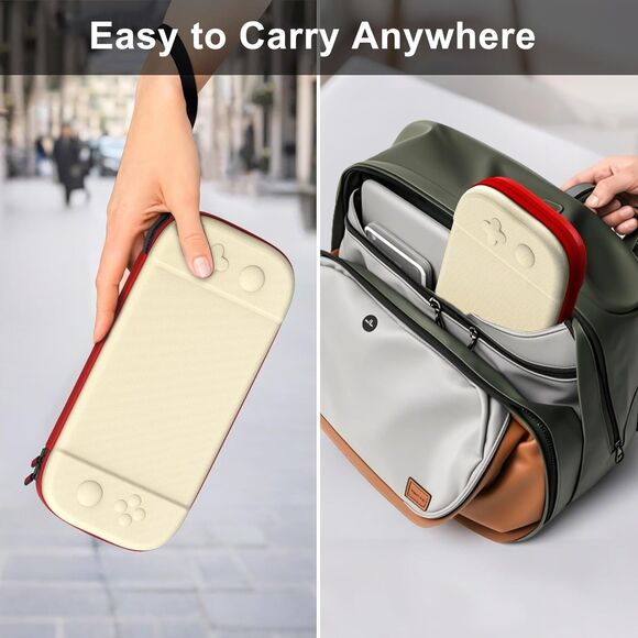 Game Accessories Kit Carrying Case Bag Hard Shell Slim NINTENDO SWITCH 2 - Picture 2 of 12